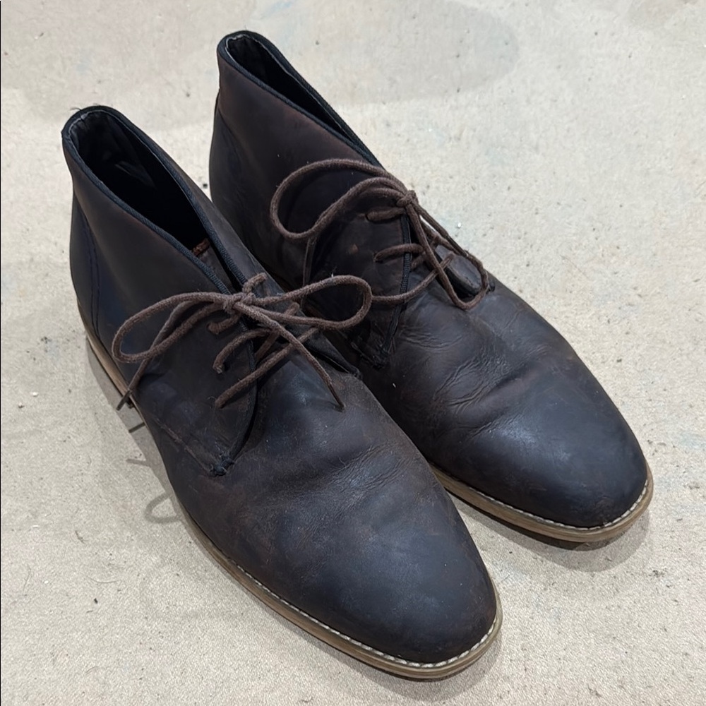 Joseph Abboud Men's Brown Leather Shoes